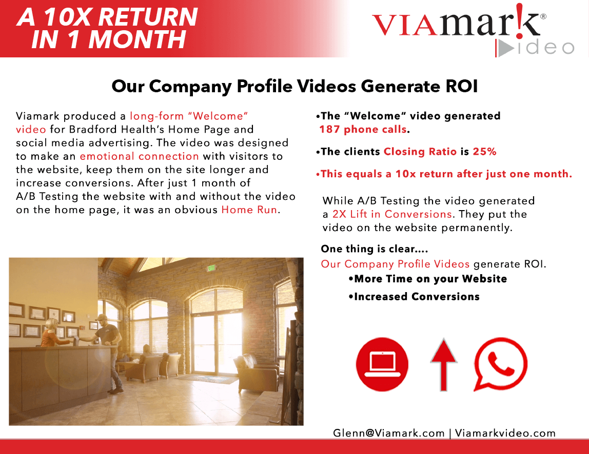 Viamark Video | Company Profile Videos Generate ROI
